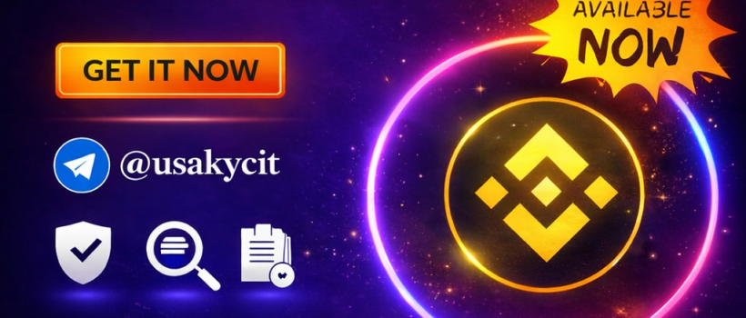 Get Verified Binance Accounts