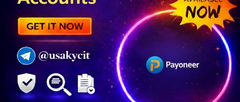 Get Verified Payoneer Accounts