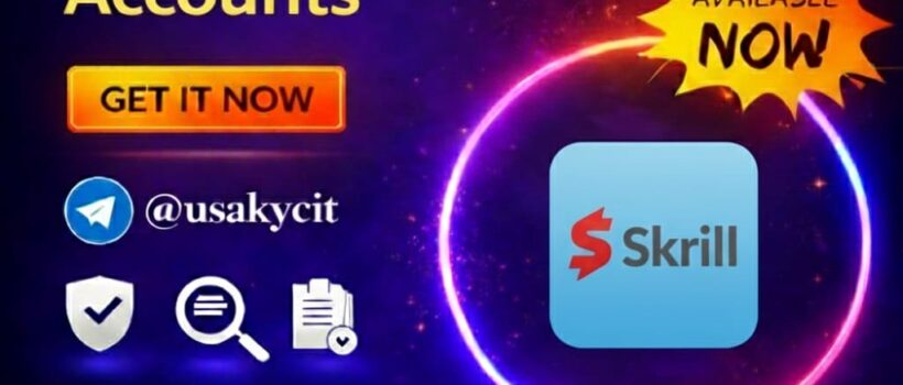 Get Verified Skrill Accounts